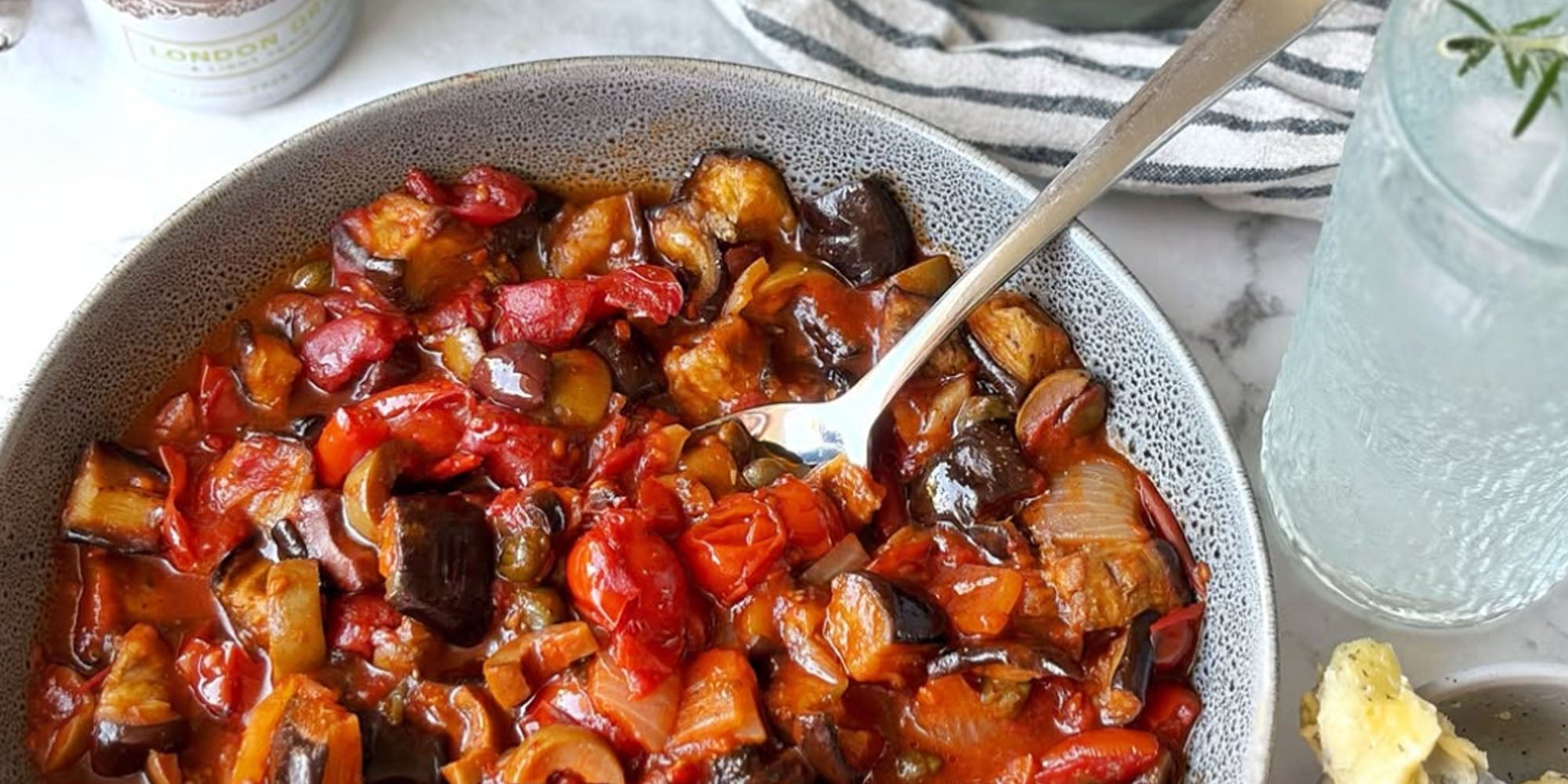 Caponata & Herb Buttered Sourdough