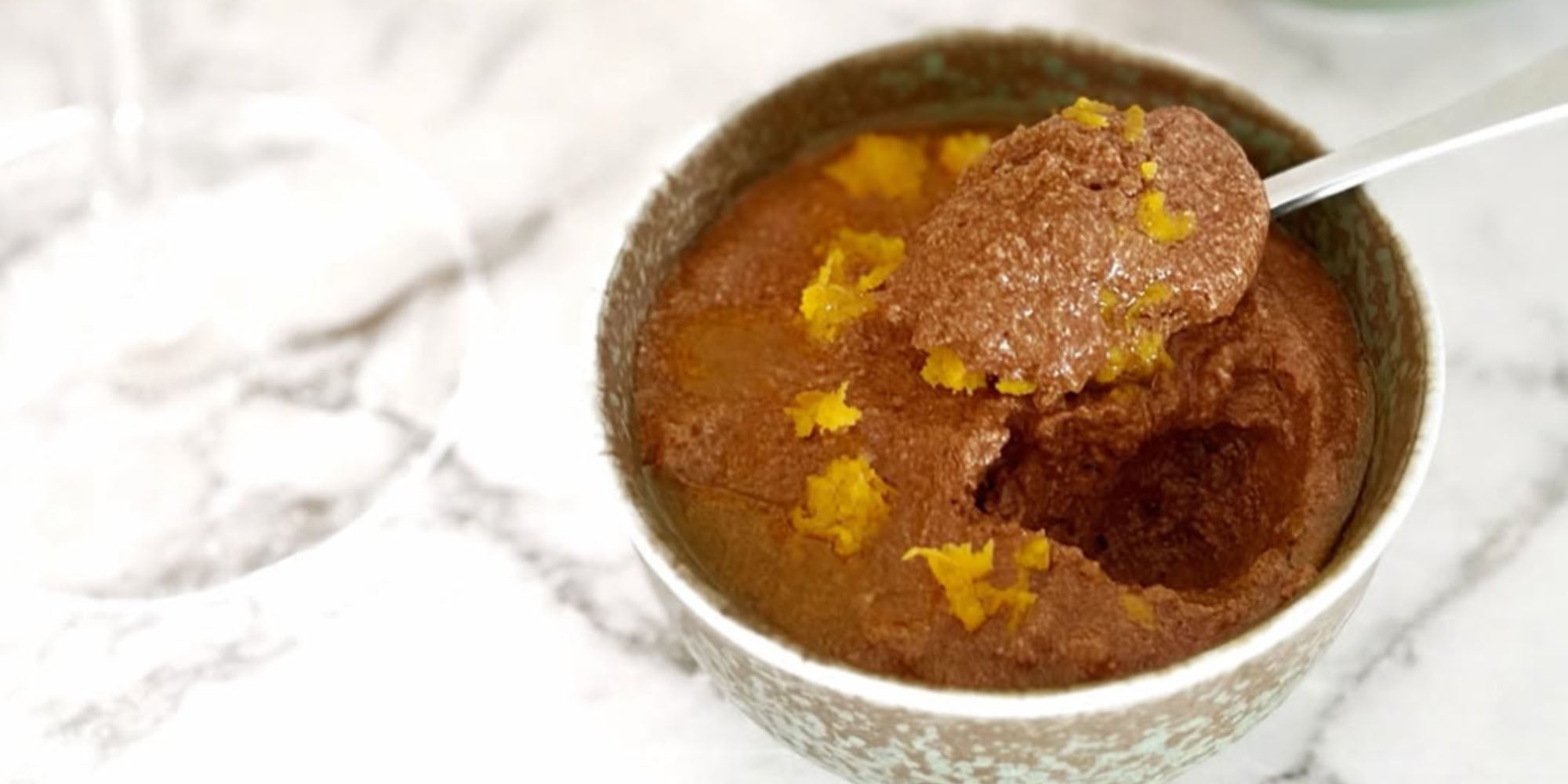 Chocolate Mousse with Olive Oil & Orange Zest