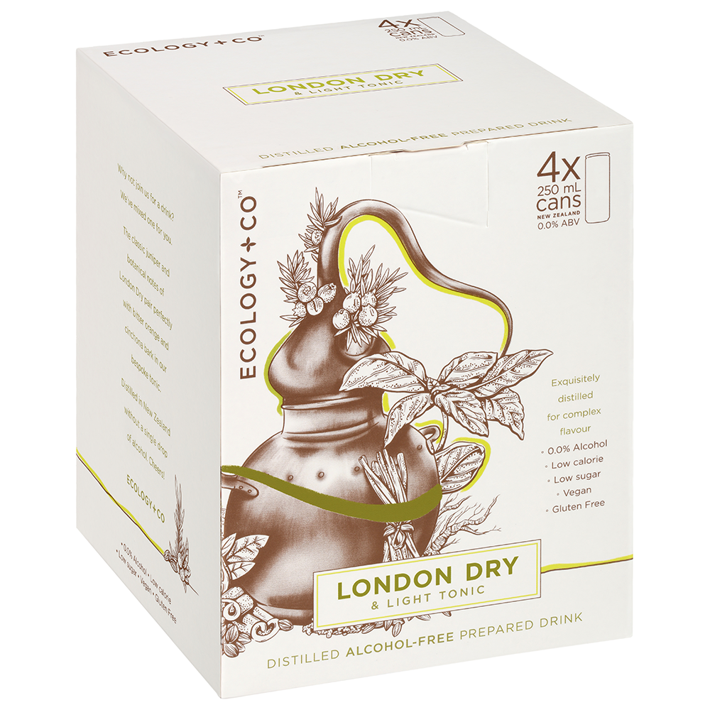 London Dry and Light Tonic - Case (24 Cans)